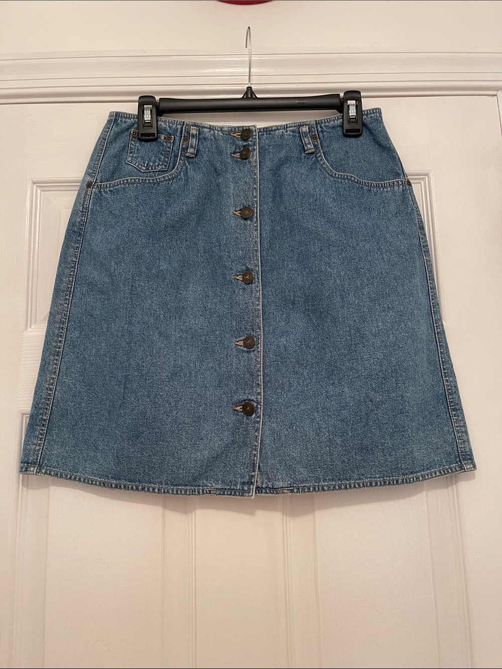 Lizwear Petite soft denim skirt, size 12 petite
